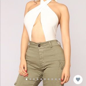 Fashionnova don’t get it twisted halter top